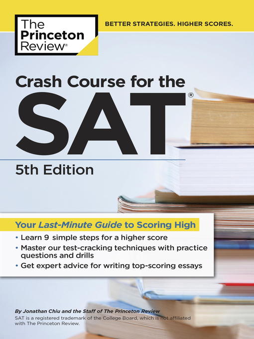 Title details for Crash Course for the SAT by The Princeton Review - Available